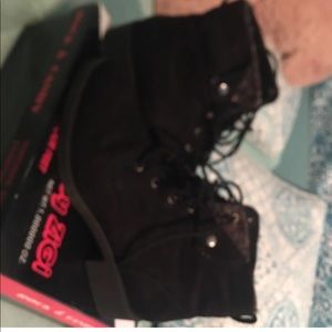 Rock and candy combat boots